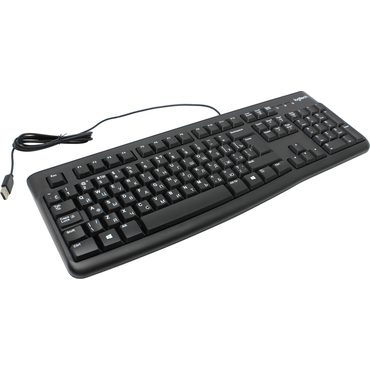 Клавиатура Logitech K120 черный  USB (920-002522)